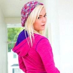 Married blonde wife cheating on hubby with stranger
